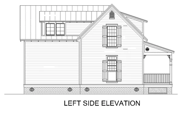 Left side elevation